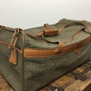 hartmann leather duffel bag